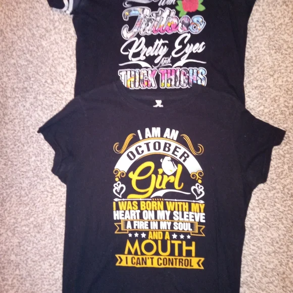 Two large women's October girl shirts - Picture 3 of 3